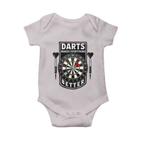 Darts Makes Everything Better Baby Onesie Darts Lover Gift - Wonder Print Shop