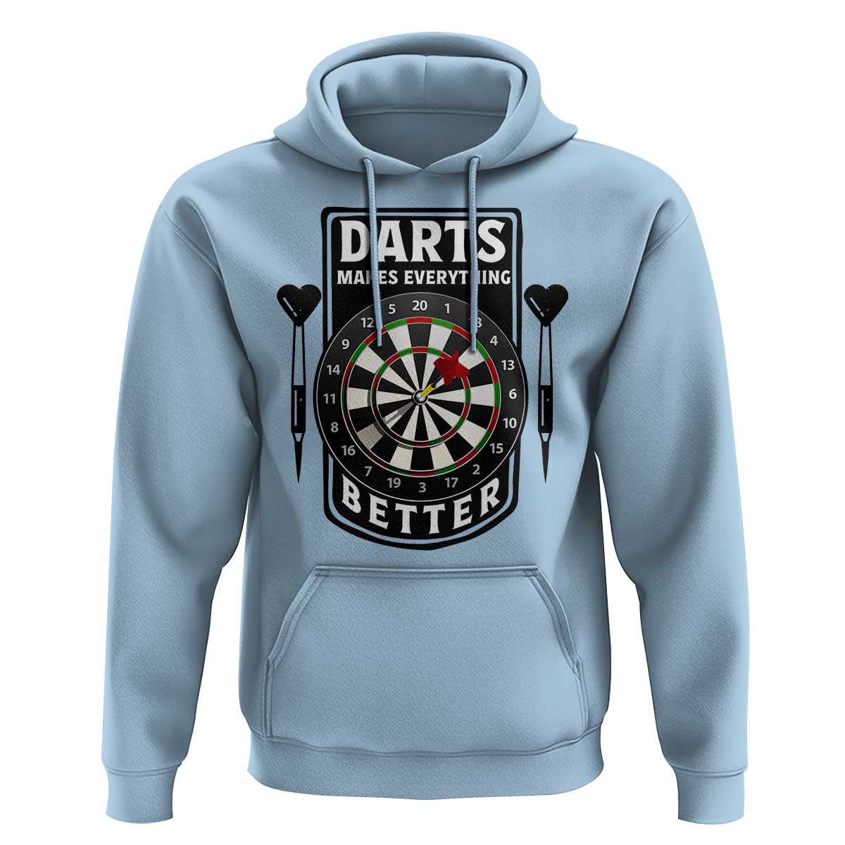 Darts Makes Everything Better Hoodie Darts Lover Gift - Wonder Print Shop