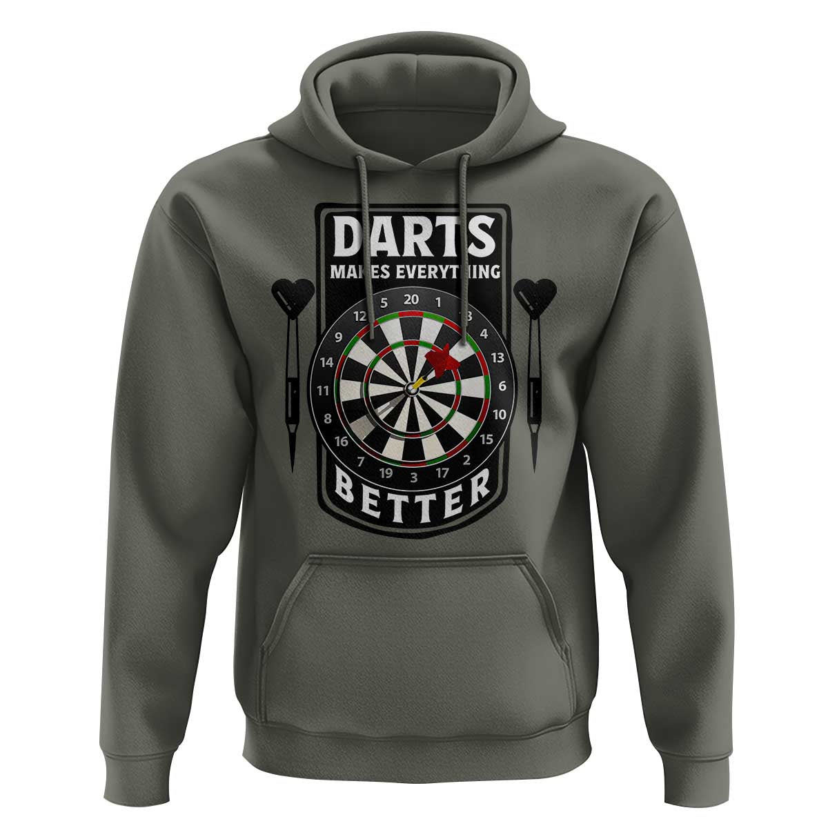 Darts Makes Everything Better Hoodie Darts Lover Gift - Wonder Print Shop