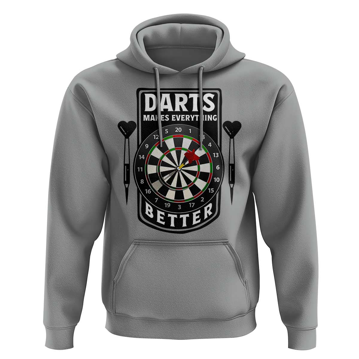 Darts Makes Everything Better Hoodie Darts Lover Gift - Wonder Print Shop