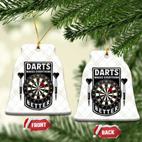Darts Makes Everything Better Ceramic Ornament Darts Lover Gift - Wonder Print Shop