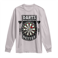 Darts Makes Everything Better Long Sleeve Shirt Darts Lover Gift - Wonder Print Shop