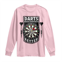 Darts Makes Everything Better Long Sleeve Shirt Darts Lover Gift - Wonder Print Shop