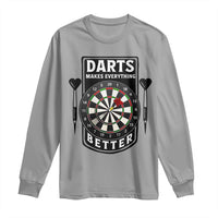 Darts Makes Everything Better Long Sleeve Shirt Darts Lover Gift - Wonder Print Shop