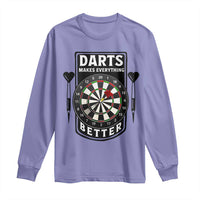 Darts Makes Everything Better Long Sleeve Shirt Darts Lover Gift - Wonder Print Shop