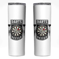Darts Makes Everything Better Skinny Tumbler Darts Lover Gift - Wonder Print Shop