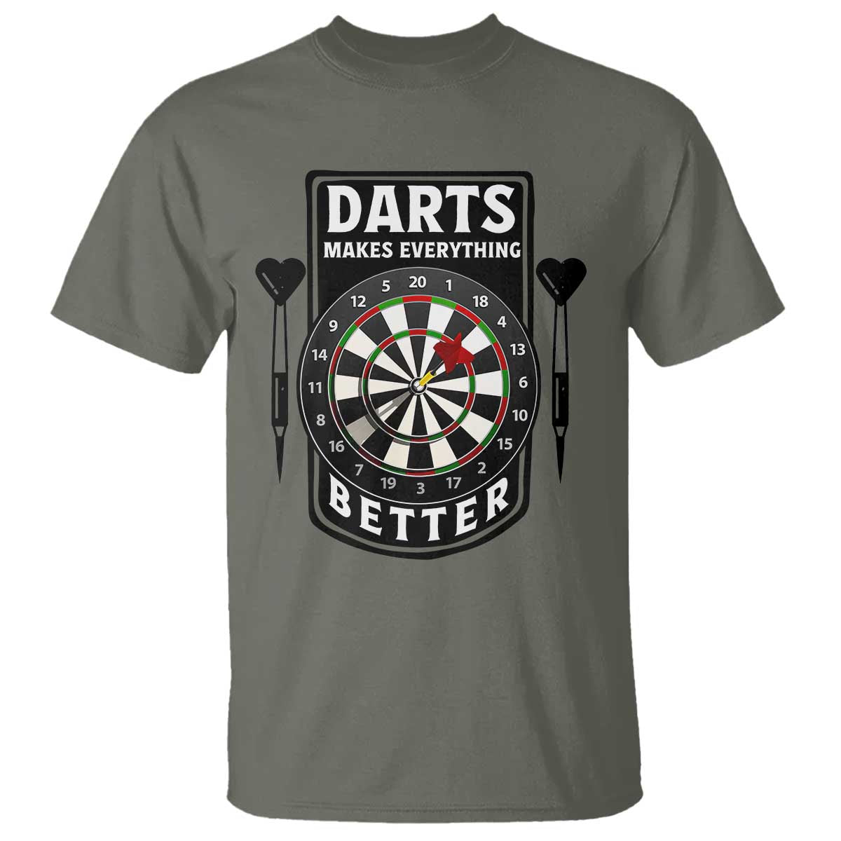 Darts Makes Everything Better T Shirt Darts Lover Gift - Wonder Print Shop
