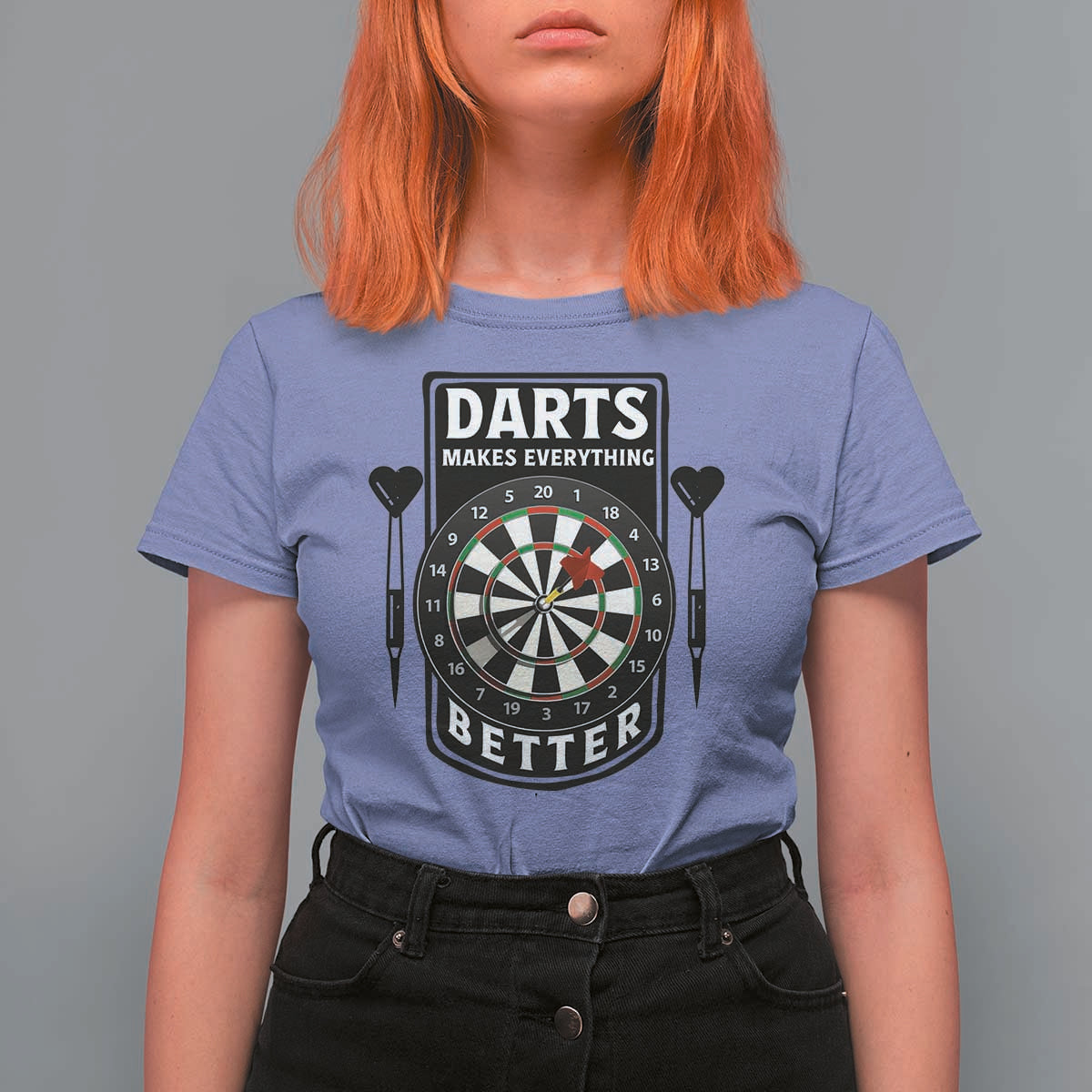 Darts Makes Everything Better T Shirt For Women Darts Lover Gift - Wonder Print Shop