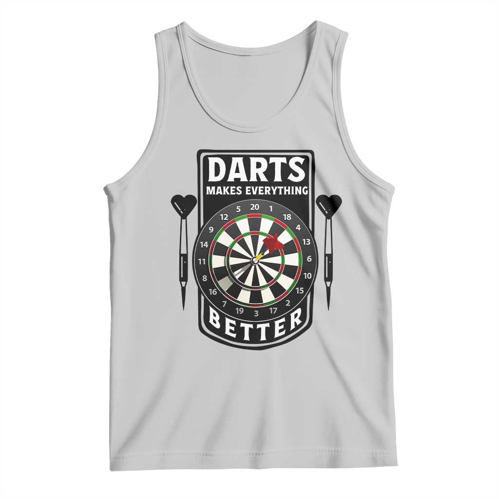 Darts Makes Everything Better Tank Top Darts Lover Gift - Wonder Print Shop