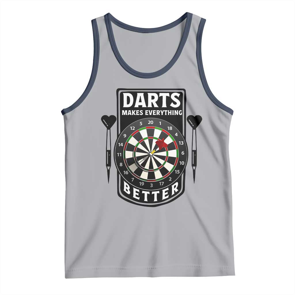 Darts Makes Everything Better Tank Top Darts Lover Gift - Wonder Print Shop