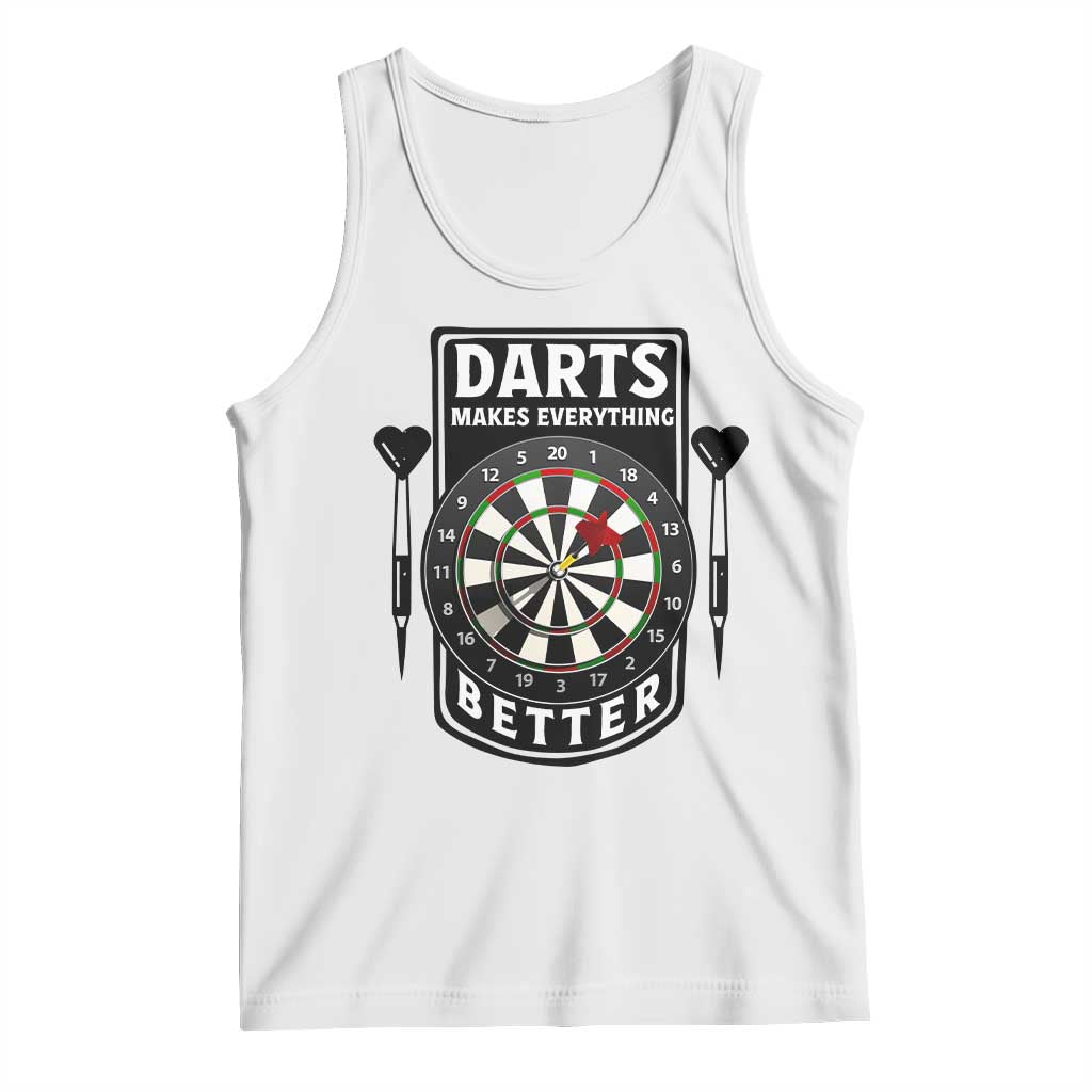 Darts Makes Everything Better Tank Top Darts Lover Gift - Wonder Print Shop