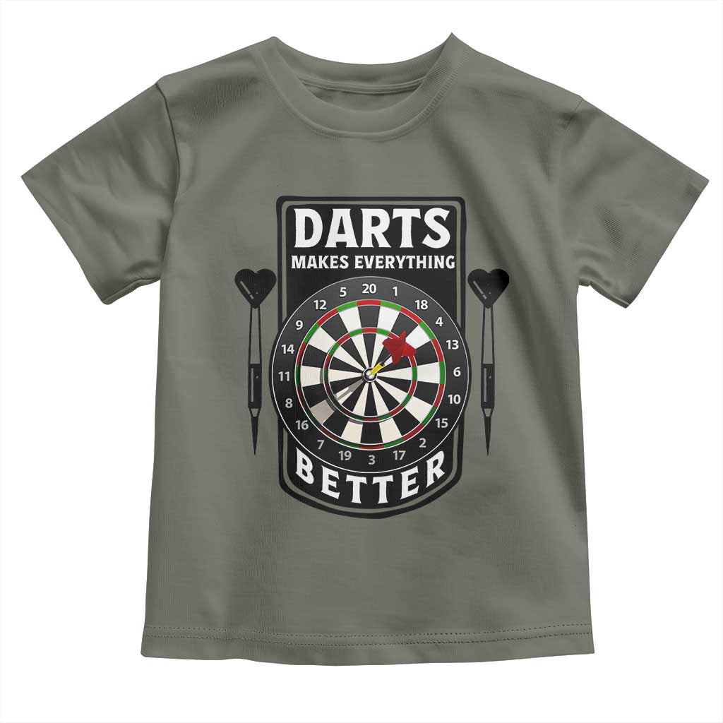 Darts Makes Everything Better Toddler T Shirt Darts Lover Gift - Wonder Print Shop