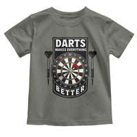 Darts Makes Everything Better Toddler T Shirt Darts Lover Gift - Wonder Print Shop