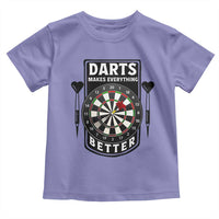 Darts Makes Everything Better Toddler T Shirt Darts Lover Gift - Wonder Print Shop
