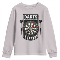 Darts Makes Everything Better Youth Sweatshirt Darts Lover Gift - Wonder Print Shop