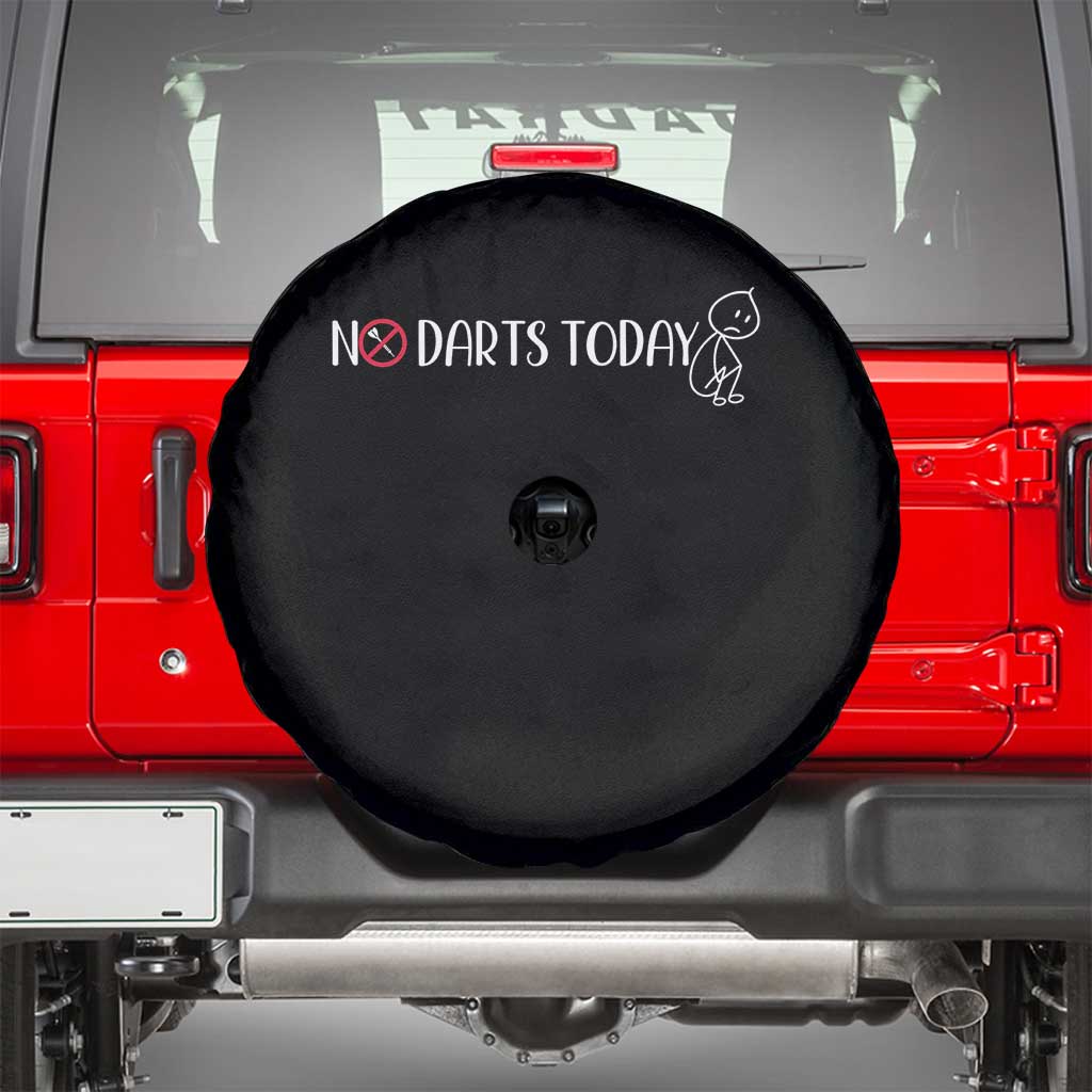 No Dart Today Spare Tire Cover Funny Dart Player Gift - Wonder Print Shop