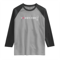No Dart Today Raglan Shirt Funny Dart Player Gift - Wonder Print Shop