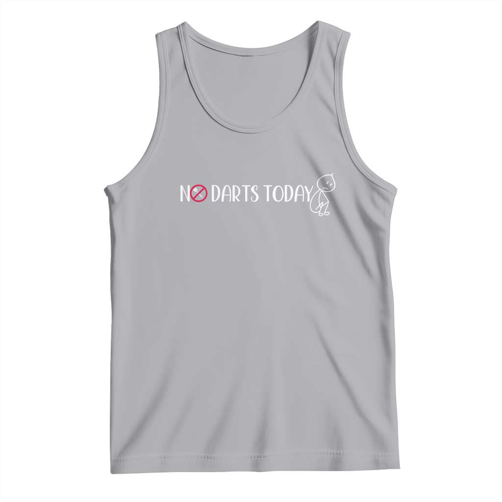 No Dart Today Tank Top Funny Dart Player Gift - Wonder Print Shop