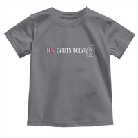 No Dart Today Toddler T Shirt Funny Dart Player Gift - Wonder Print Shop