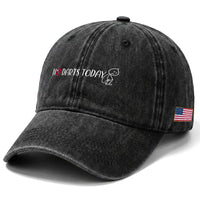 No Dart Today Washed Cotton Baseball Cap Funny Dart Player Gift