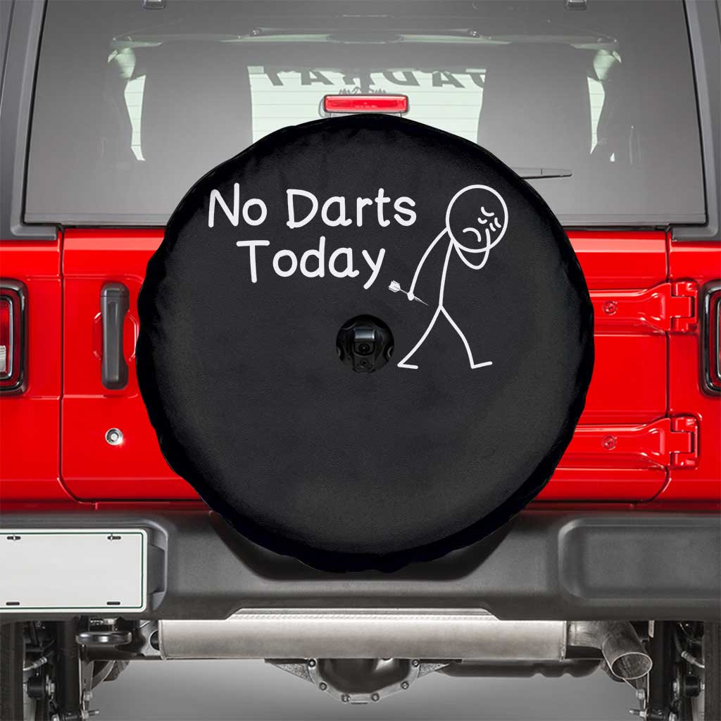 Funny No Dart Today Spare Tire Cover Darts Enthusiast Gift - Wonder Print Shop