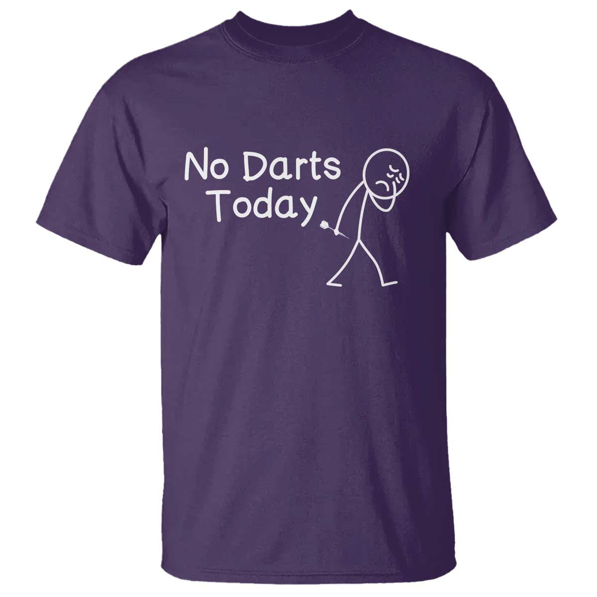 Funny No Dart Today T Shirt Darts Enthusiast Gift - Wonder Print Shop