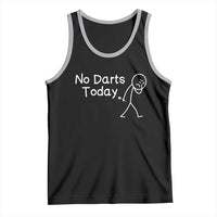 Funny No Dart Today Tank Top Darts Enthusiast Gift - Wonder Print Shop