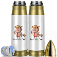 Quiet Quiet Piggy Bullet Tumbler Funny No Kings Pig Political - Wonder Print Shop