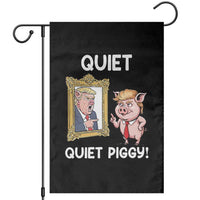 Resistance Movement Quiet Quiet Piggy Garden Flag Funny Pig Political - Wonder Print Shop