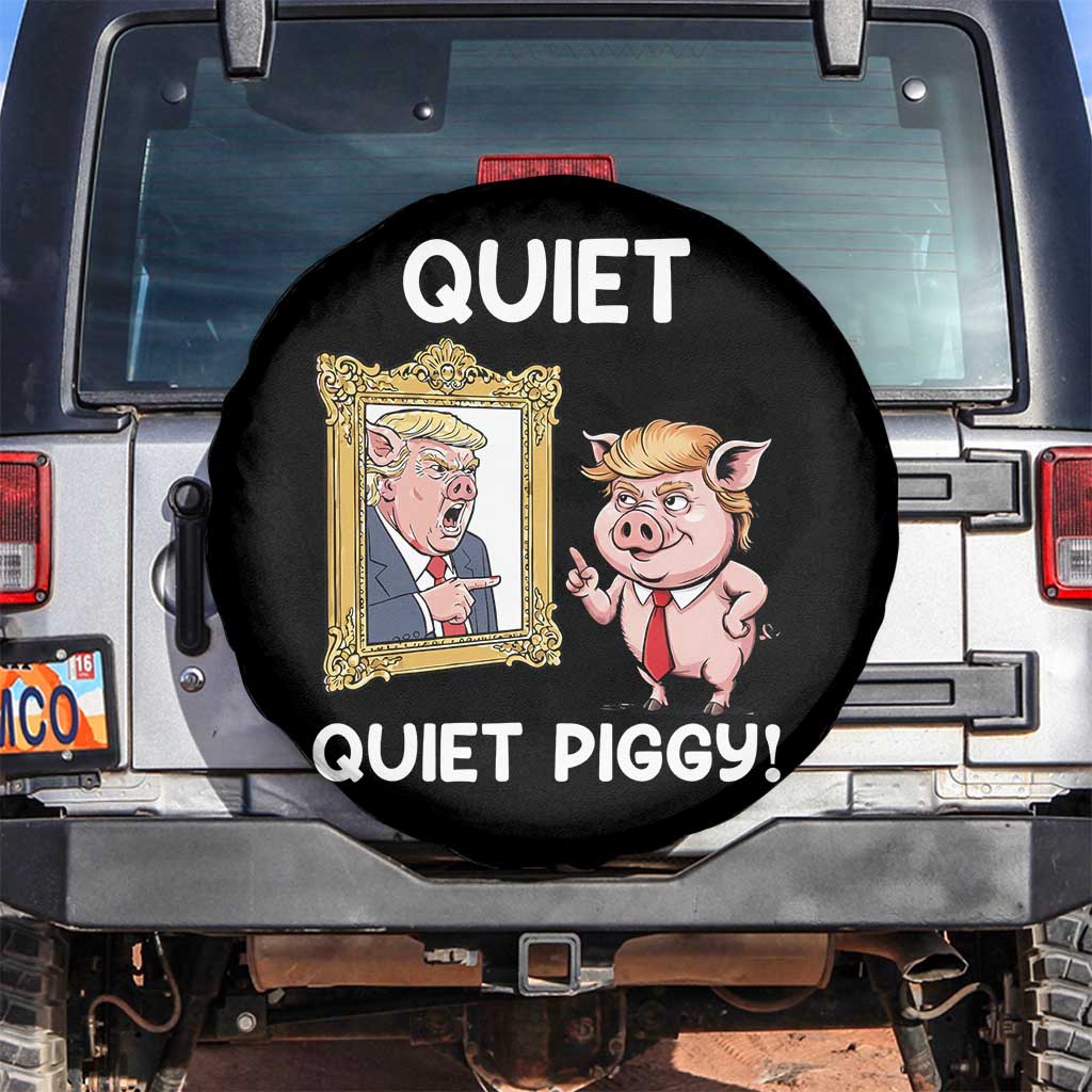 Resistance Movement Quiet Quiet Piggy Spare Tire Cover Funny Pig Political - Wonder Print Shop