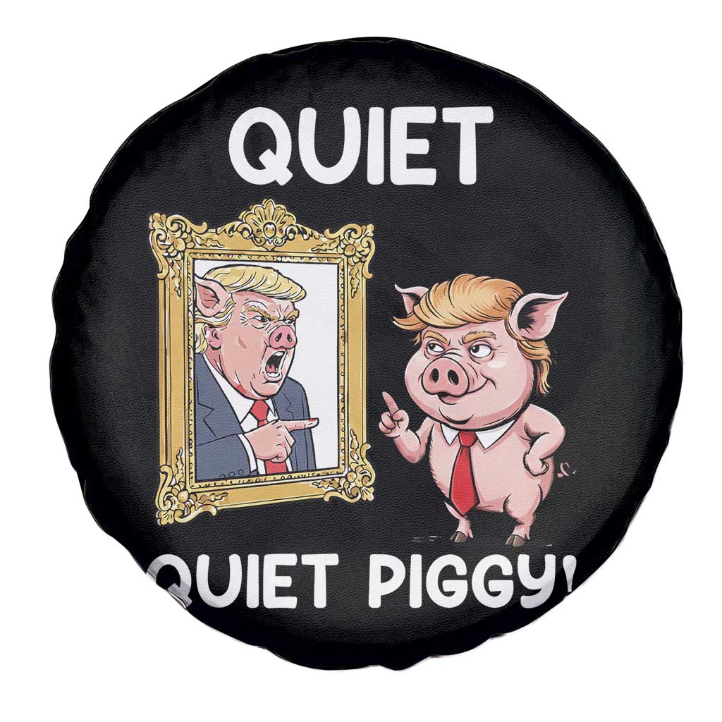 Resistance Movement Quiet Quiet Piggy Spare Tire Cover Funny Pig Political - Wonder Print Shop
