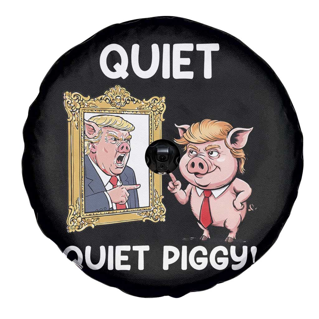 Resistance Movement Quiet Quiet Piggy Spare Tire Cover Funny Pig Political - Wonder Print Shop