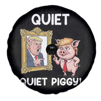 Resistance Movement Quiet Quiet Piggy Spare Tire Cover Funny Pig Political - Wonder Print Shop