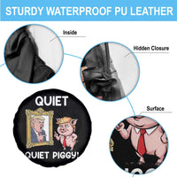 Resistance Movement Quiet Quiet Piggy Spare Tire Cover Funny Pig Political - Wonder Print Shop