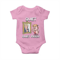 Resistance Movement Quiet Quiet Piggy Baby Onesie Funny Pig Political - Wonder Print Shop
