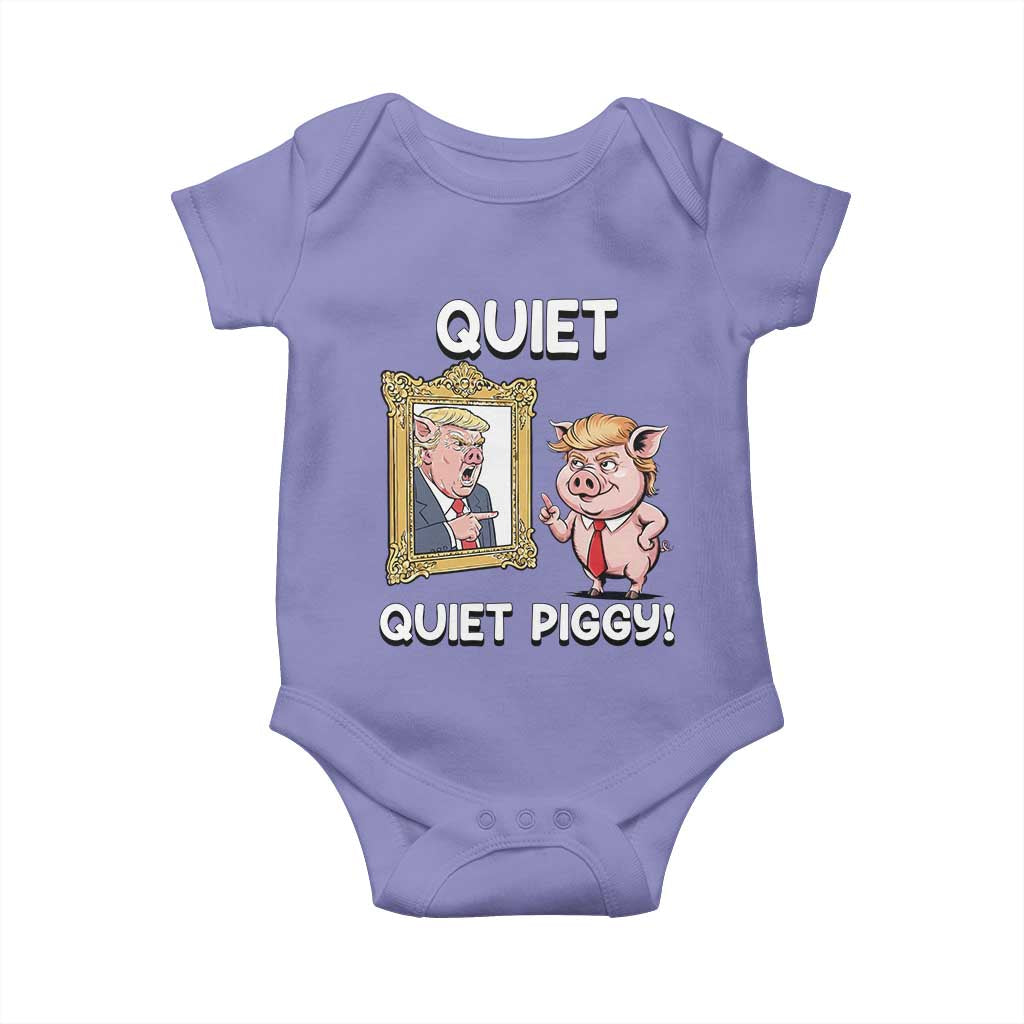 Resistance Movement Quiet Quiet Piggy Baby Onesie Funny Pig Political - Wonder Print Shop