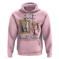 Resistance Movement Quiet Quiet Piggy Hoodie Funny Pig Political - Wonder Print Shop