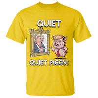 Resistance Movement Quiet Quiet Piggy T Shirt Funny Pig Political - Wonder Print Shop