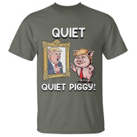Resistance Movement Quiet Quiet Piggy T Shirt Funny Pig Political - Wonder Print Shop