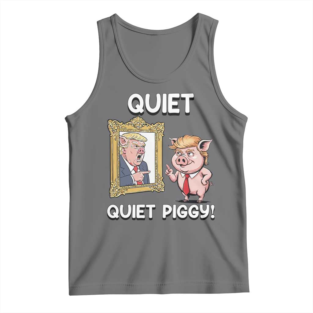 Resistance Movement Quiet Quiet Piggy Tank Top Funny Pig Political - Wonder Print Shop