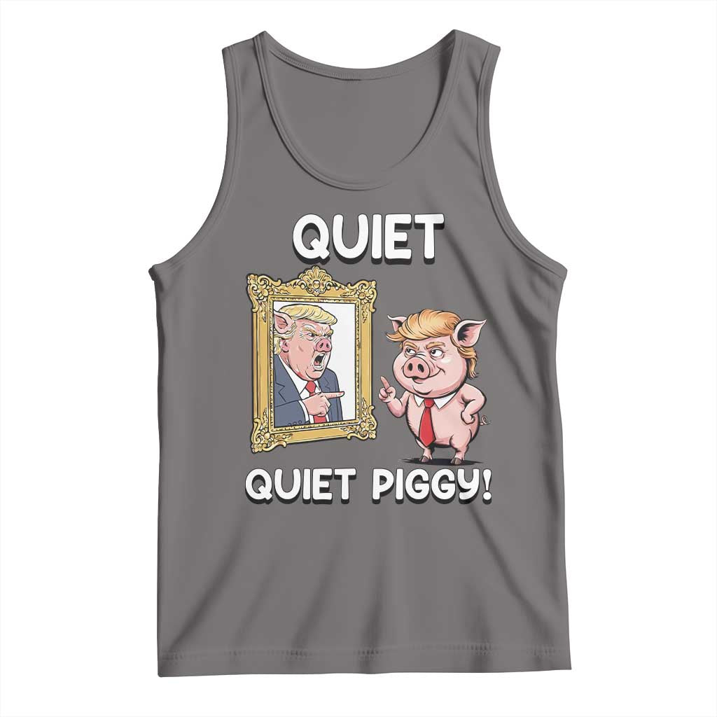 Resistance Movement Quiet Quiet Piggy Tank Top Funny Pig Political - Wonder Print Shop