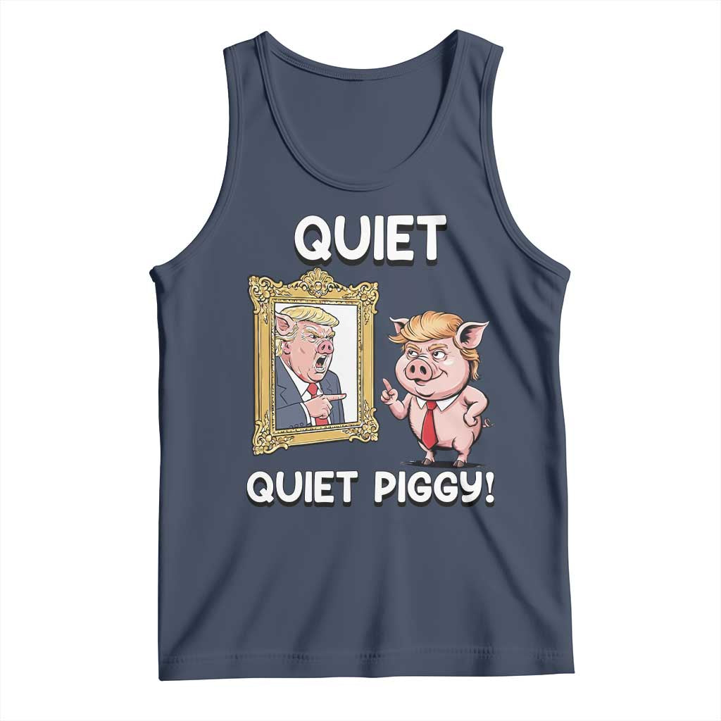 Resistance Movement Quiet Quiet Piggy Tank Top Funny Pig Political - Wonder Print Shop
