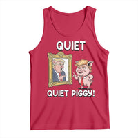 Resistance Movement Quiet Quiet Piggy Tank Top Funny Pig Political - Wonder Print Shop