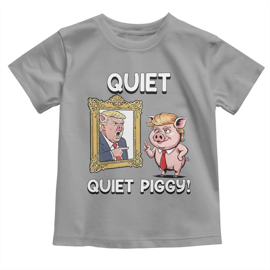 Resistance Movement Quiet Quiet Piggy Toddler T Shirt Funny Pig Political - Wonder Print Shop