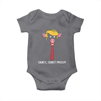 Quiet Quiet Piggy Meme Baby Onesie Anti Authoritarian Political Gag Gift - Wonder Print Shop