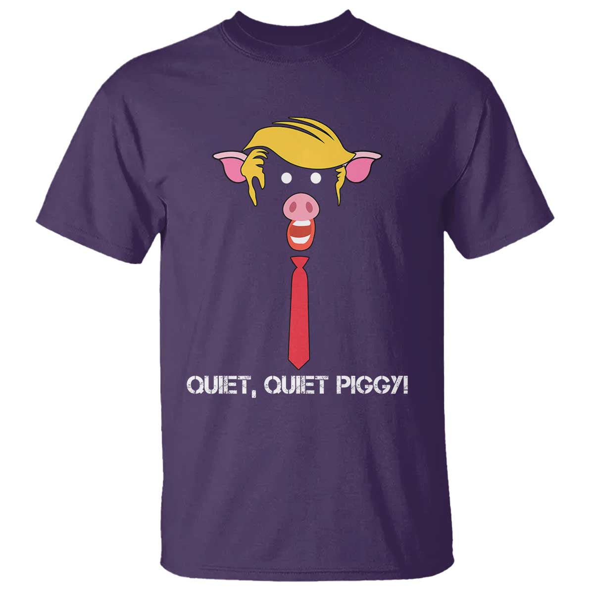 Quiet Quiet Piggy Meme T Shirt Anti Authoritarian Political Gag Gift - Wonder Print Shop