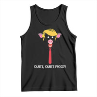 Quiet Quiet Piggy Meme Tank Top Anti Authoritarian Political Gag Gift - Wonder Print Shop