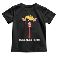 Quiet Quiet Piggy Meme Toddler T Shirt Anti Authoritarian Political Gag Gift - Wonder Print Shop