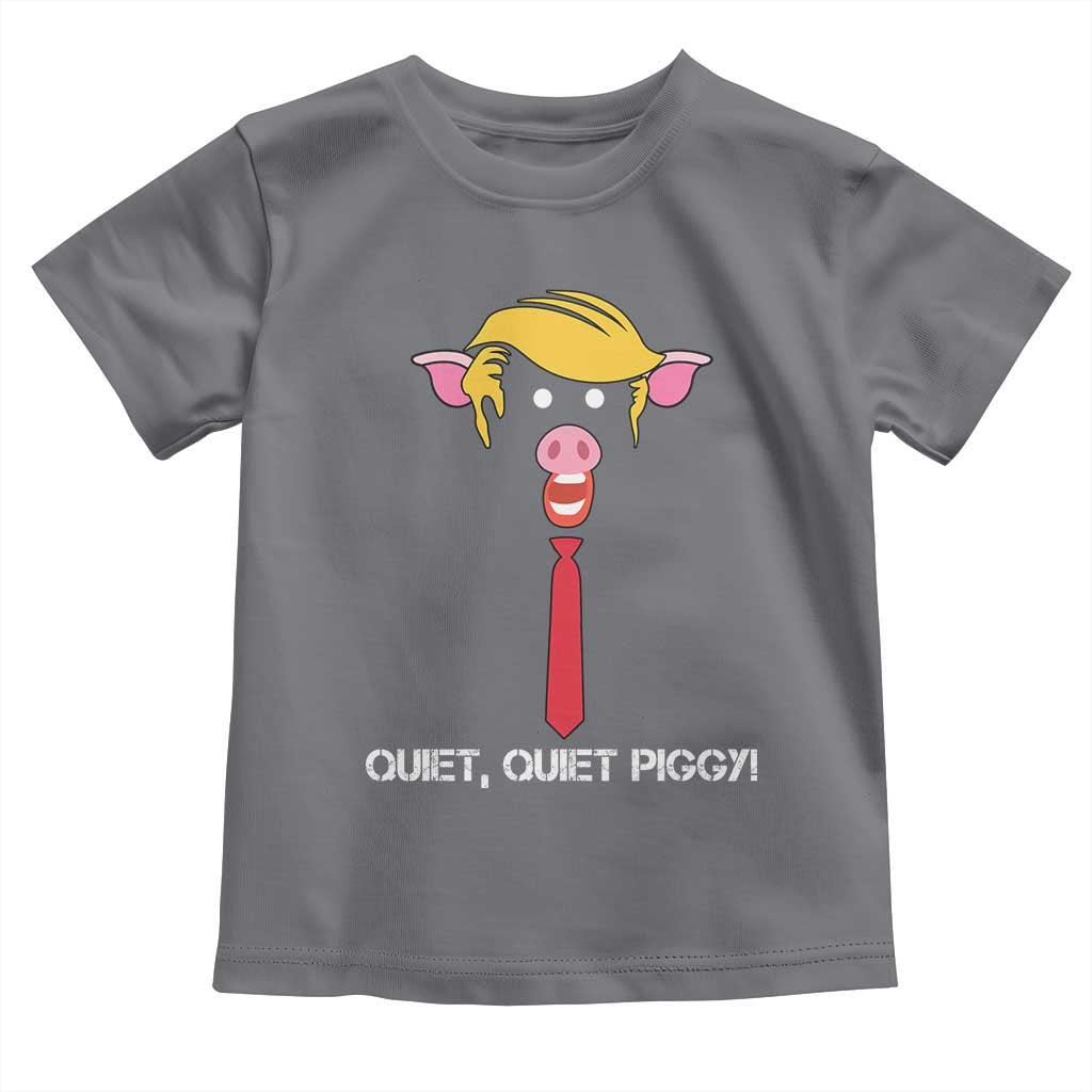 Quiet Quiet Piggy Meme Toddler T Shirt Anti Authoritarian Political Gag Gift - Wonder Print Shop