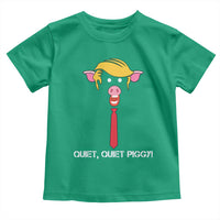 Quiet Quiet Piggy Meme Toddler T Shirt Anti Authoritarian Political Gag Gift - Wonder Print Shop